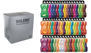 BOLERO Sugar Free Drink Mix Variety Pack | 64 Powdered Water Flavor Packets | 16.9 Ounce On-the-Go Drink Mixes