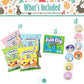 Easter Snack Egg Shape Box (28 Count) Filled With Candy, Marshmallow Gummies, Treats, Great Package For Family, Friends, Kids, B
