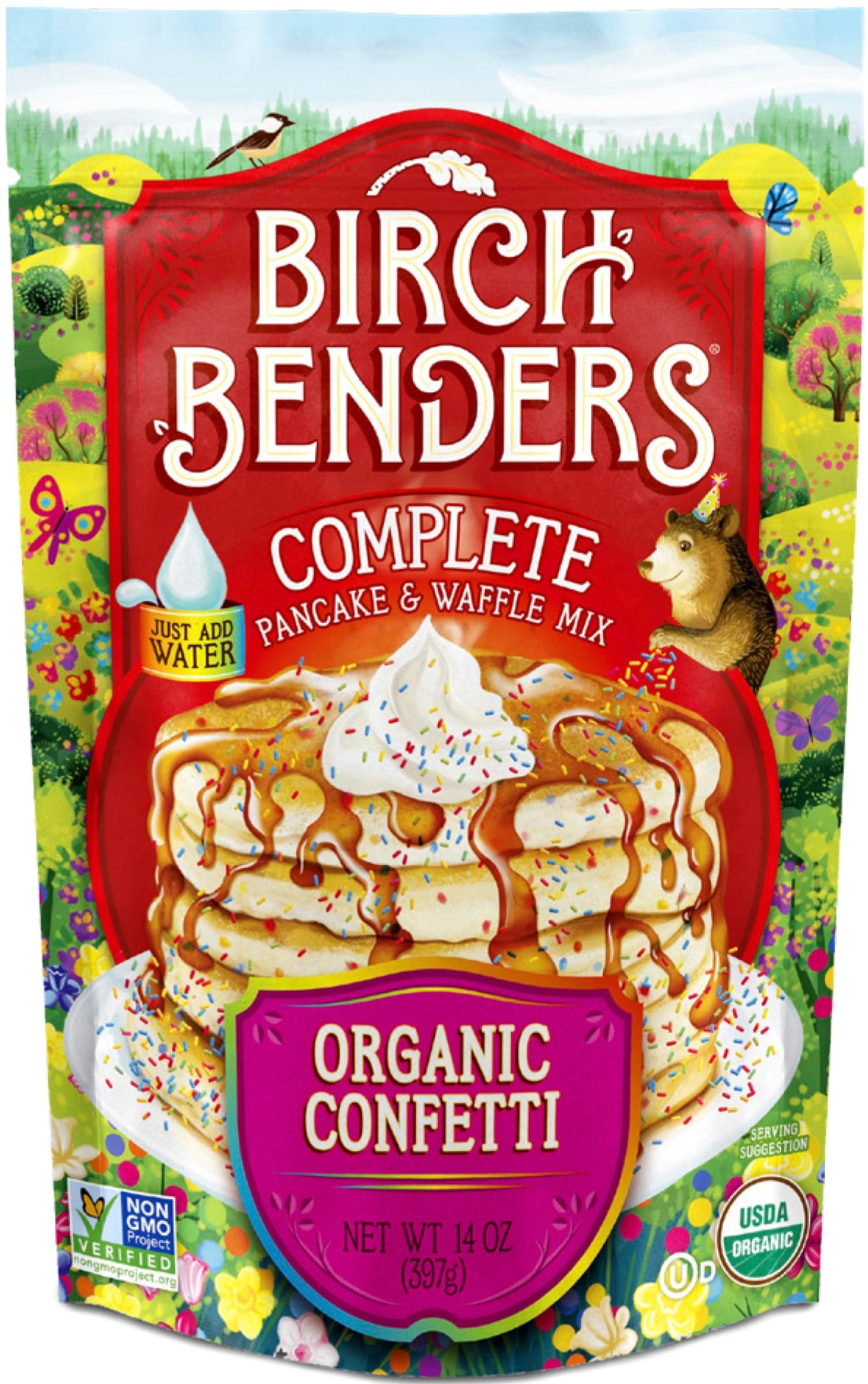 Birch Benders Organic Confetti Pancake & Waffle Mix, 14 OZ