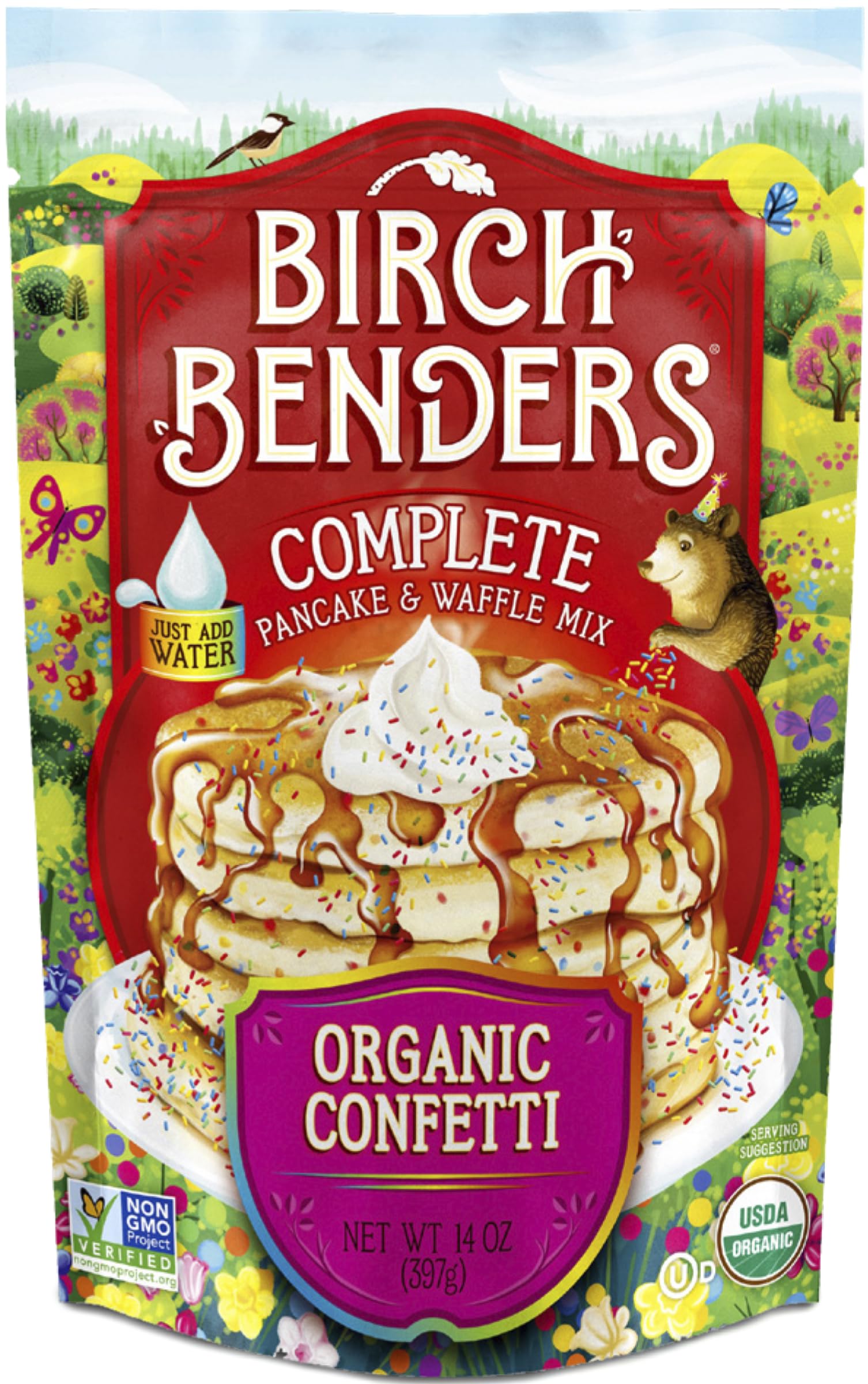 Birch Benders Organic Confetti Pancake & Waffle Mix, 14 OZ