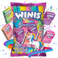 Winis Unicorn | Chewy Taffy Pops | Cotton Candy Flavored | Sharing Size 4.3 Oz Bag - 15 Pieces