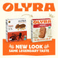 Olyra Hazelnut Cocoa Sandwich Breakfast Biscuits, Healthy Snacks for Adults and Kids, Low Sugar, High Fiber, Organic Vegan Cooki