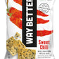 Way Better Snacks Sweet Chili Tortilla Chips, Non-GMO, 5.5 oz (Pack of 12)
