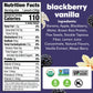 NOKA Superfood Fruit Smoothie Pouches, Blackberry Vanilla, Vegan, Gluten Free, 4.22 oz, Pack of 12