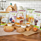 Anna and Sarah Organic Medjool Dates, 5 Pound Bag, No Sugar Added Natural Dried Dates in Resealable Bag, 5 Lbs