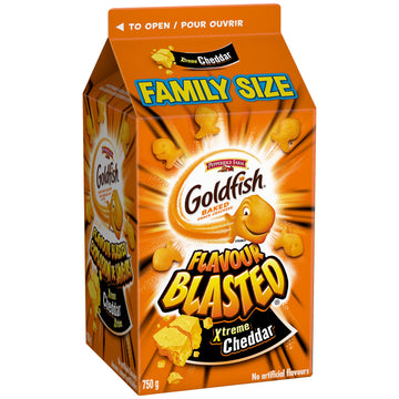 Pepperidge Farm Goldfish Flavour Blasted Xtreme Cheddar Crackers, 750G/26.5 Oz., {Imported From Canada}