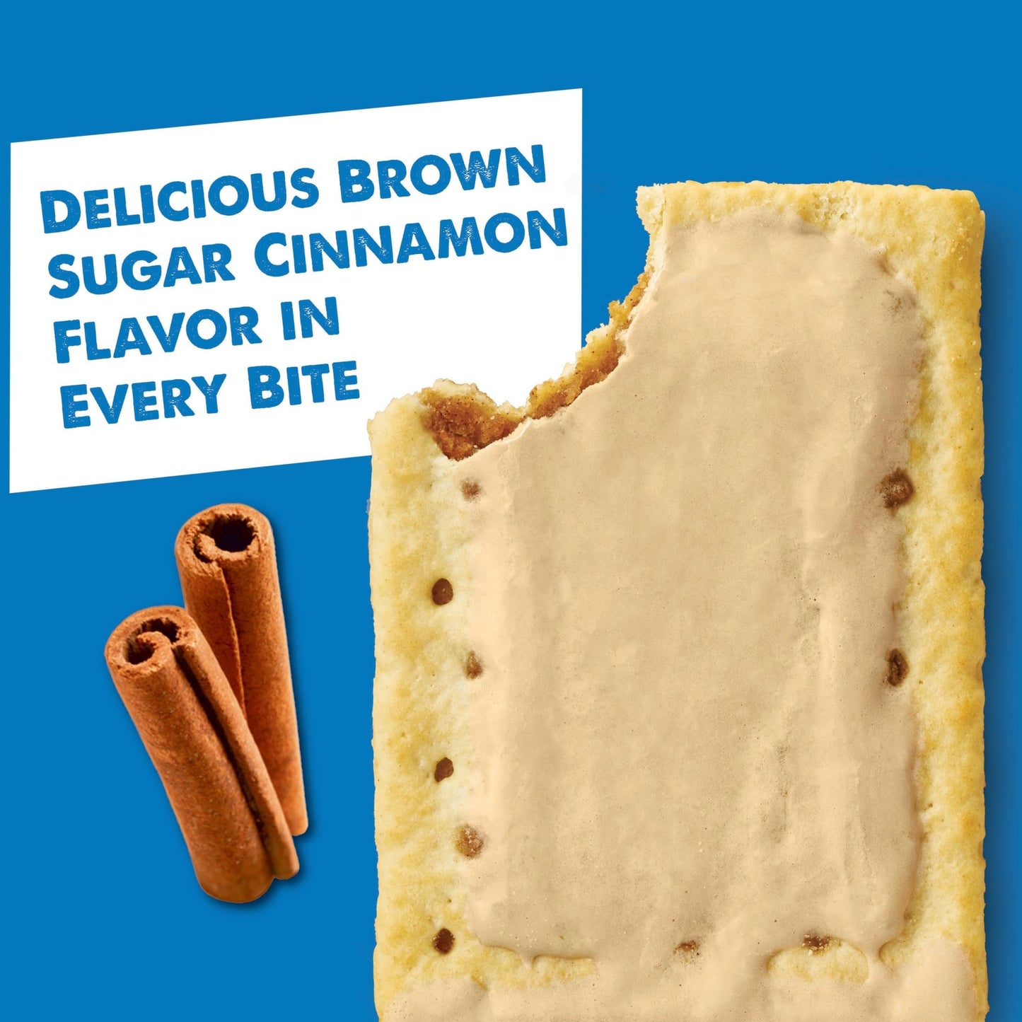 Pop-Tarts Toaster Pastries  Breakfast Foods  Kids Snacks  Family Pack  Frosted Brown Sugar Cinnamon (32 Pop-Tarts)