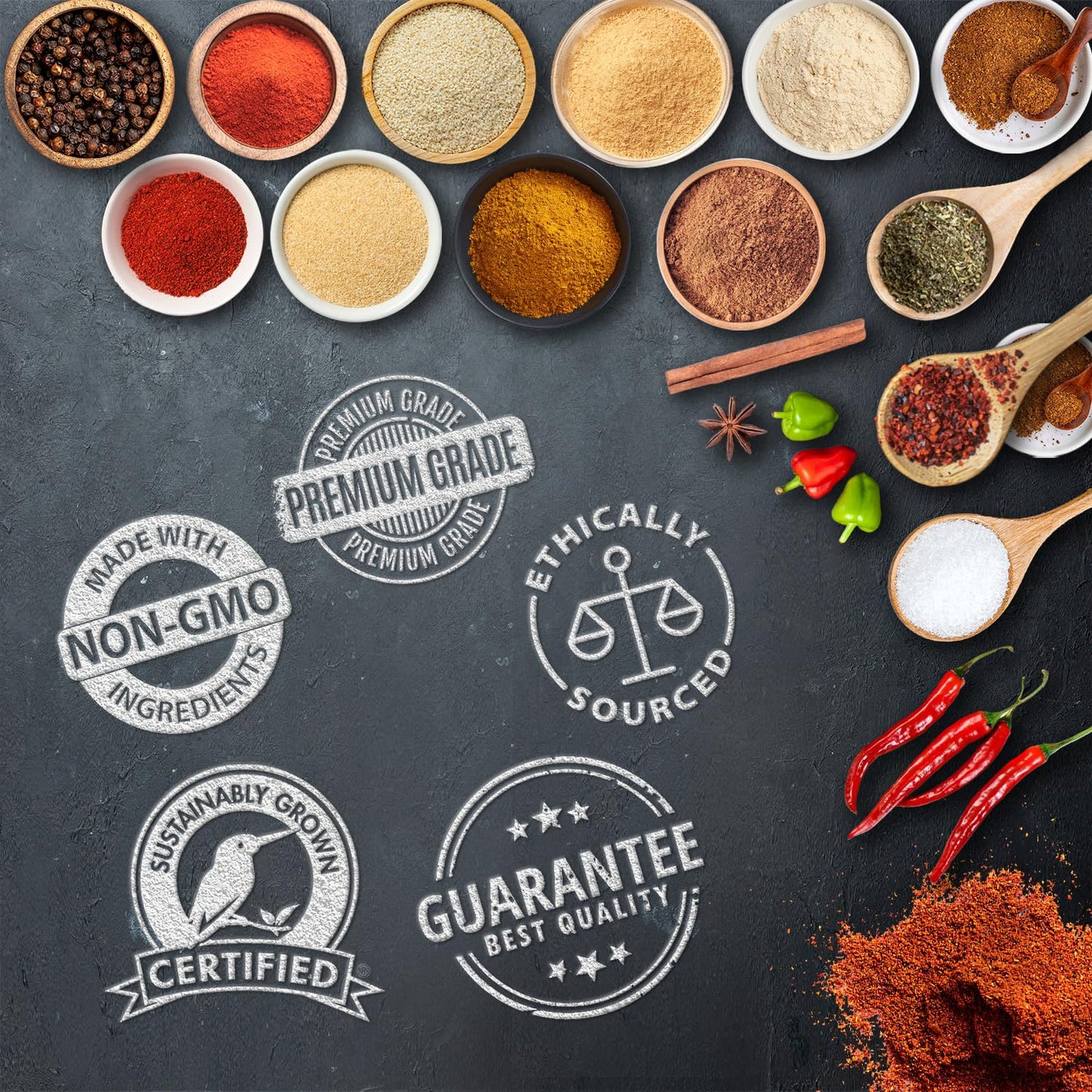 Fresh Finest Chili Powder - Chili Powder With Rich Flavor - Finely Ground Hot Chili Powder For A Wide Range Of Dishes - Bulk Chi