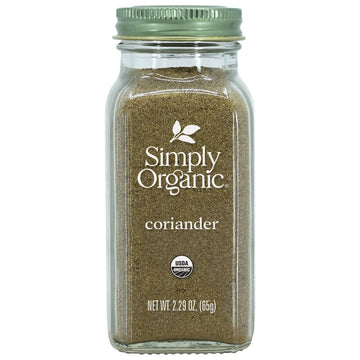 Simply Organic Ground Coriander Seed, Certified Organic | 2.29 oz | Pack of 6 | Coriandrum sativum L.