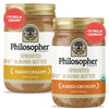 Philosopher Foods - Naked Creamy + Crunchy Organic Sprouted Almond Butter - 16 oz (Pack of 2) - Stone Ground Regenerative Organi