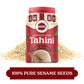 Barons Kosher 100% Pure Ground Sesame Tahini 16-ounce Jars (1 Pound (Pack of 12))