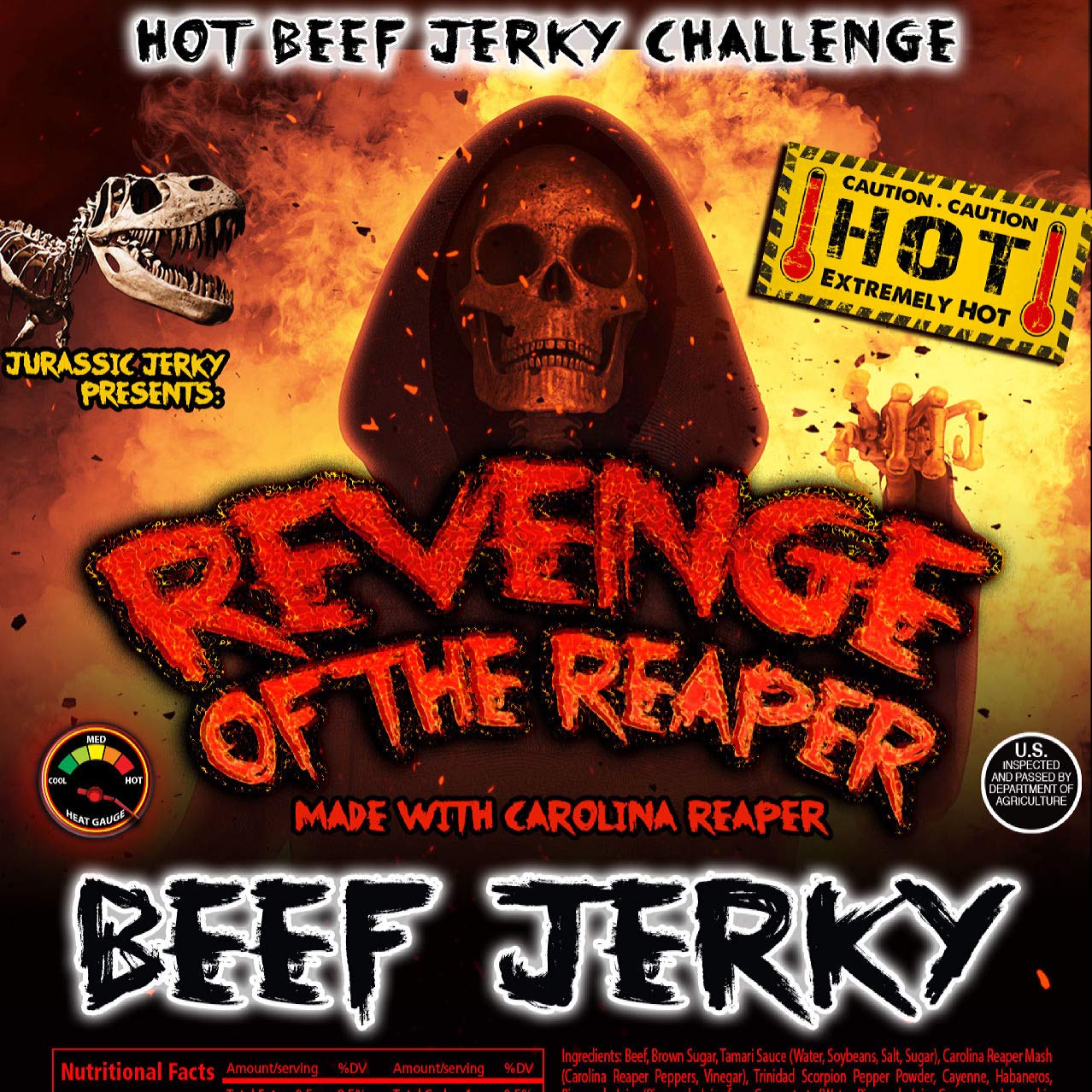 Jurassic Jerky Grab Bag (1 Oz- 10 Pack)' (Revenge Of Reaper 10 Pack)