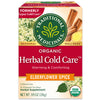 Traditional Medicinals Tea, Herbal Cold Care Seasonal Tea With Elderflower Spice, 16 Tea Bags