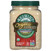 RiceSelect Organic Jasmati White Rice for Asian-Food-Inspired Recipes, Premium Non-GMO Gluten-Free Long-Grain Jasmine Rice, 32-O