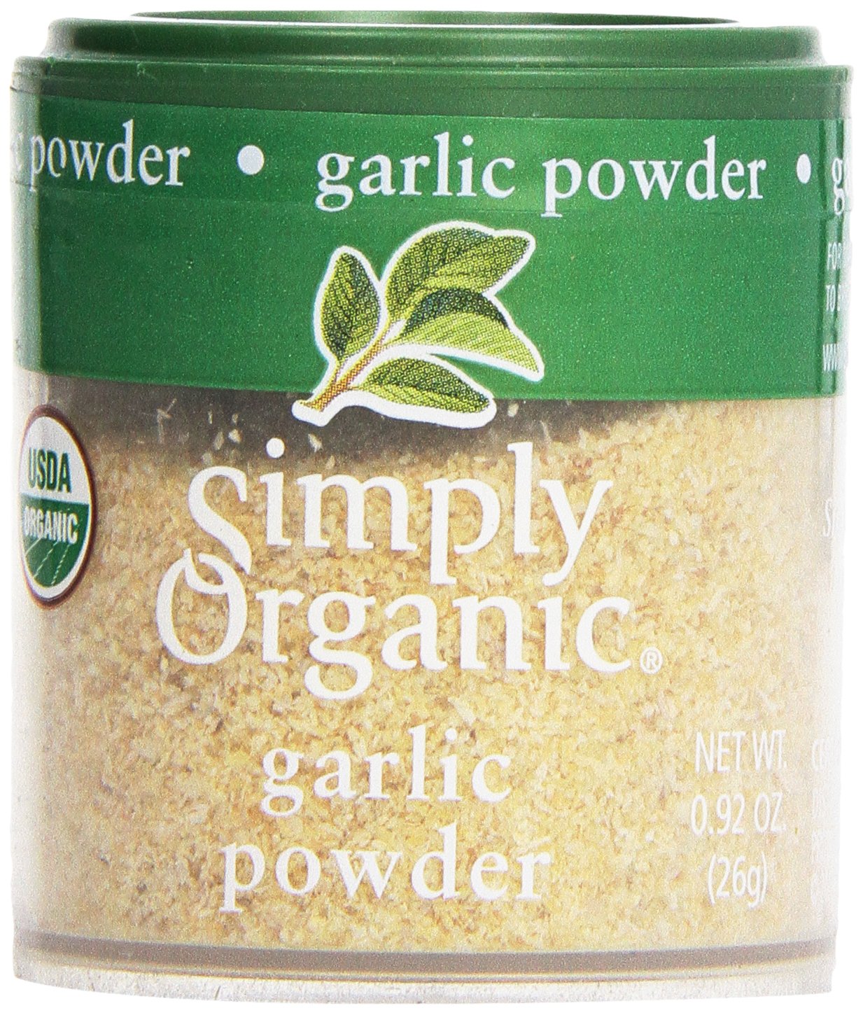 Simply Organic Garlic Powder, Certified Organic | 0.92 oz | Pack of 12 | Allium sativum L.