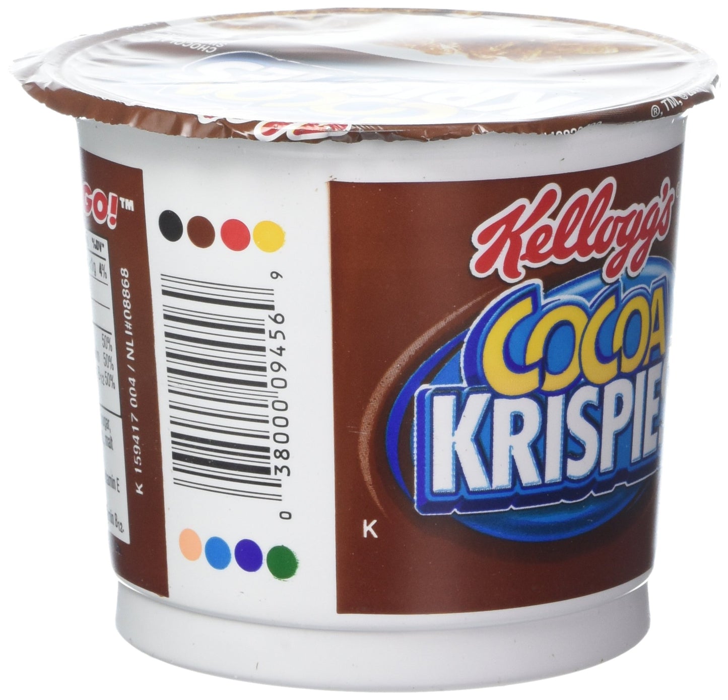 Kellogg's Cocoa Krispies Chocolatey Sweetened Rice Cereal Six 2.3 Ounce Cups by Rice Krispies