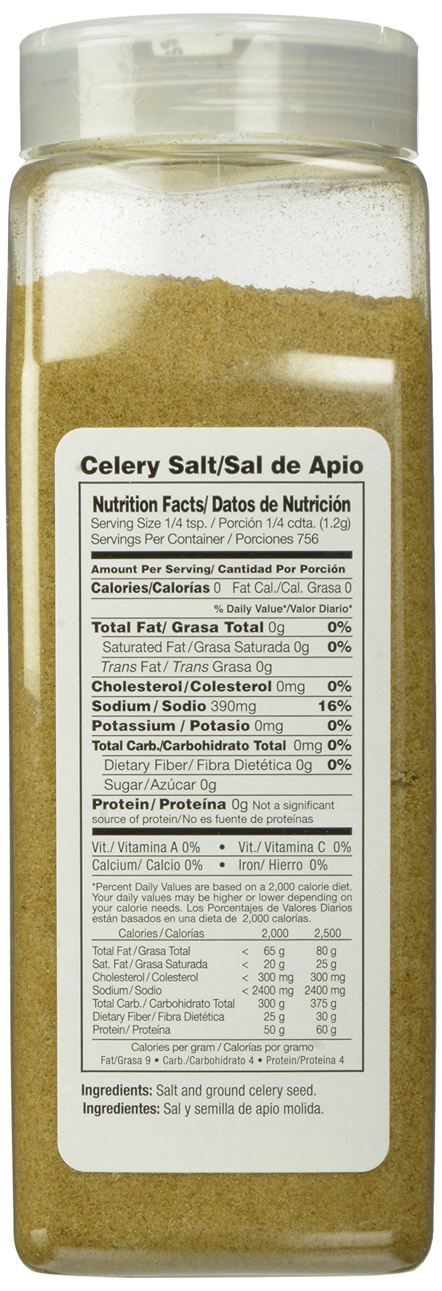 Badia Celery Salt, 2 Pound (Pack of 6)