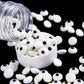 Sentovac Small Candy Eyes For Decorating | Edible Candy Eyeballs Sprinkles For Halloween Christmas | Cake And Cupcake Topper Decorations | 1 Bottle 2.75Oz Edible Eyes (1Cm)