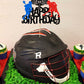 Finestore168 Lacrosse Cake Topper, Plastic, Sport Theme, Birthday Decoration, Red/Blue/Black, Model YX0072