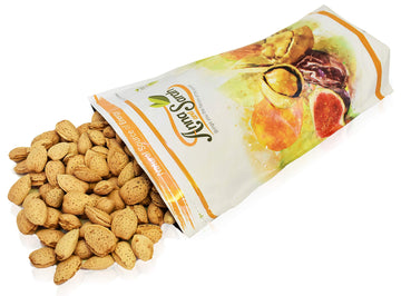 Anna and Sarah Almonds In Shell, Raw, Natural, Whole, Jumbo California Almonds, in Resealable Bag, 4 Lbs