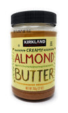 Kirkland Signature Organic Creamy Almond Butter, 27 Ounce, Pack of One