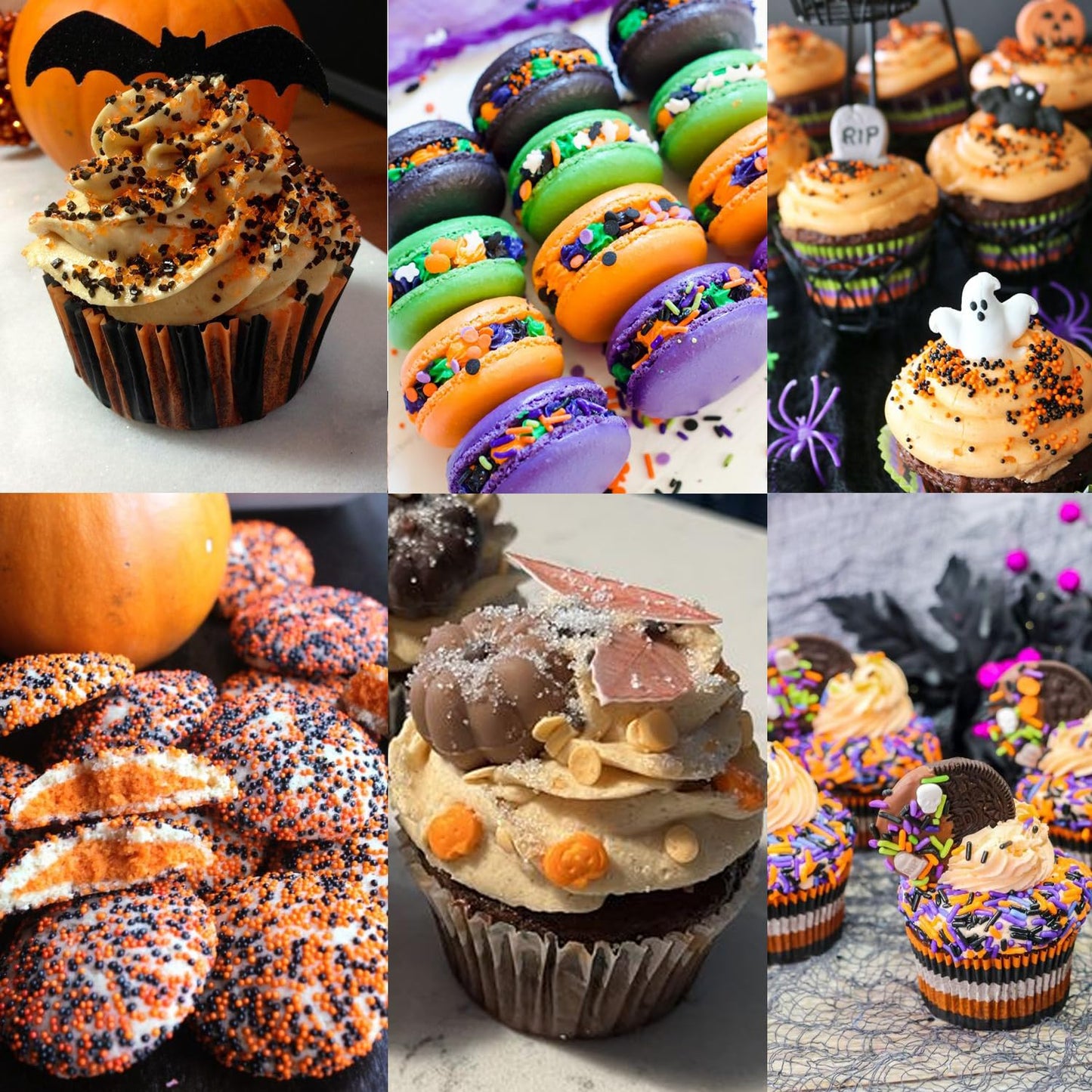 Halloween Sprinkles For Cake Decorating Edible Sprinkle Mix Pumpkin Jimmies Orange Sanding Sugar Cake Sprinkles For Baking Cupca