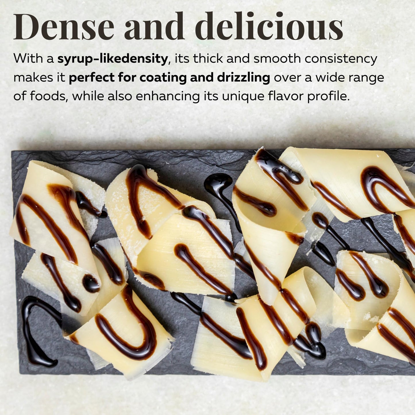 FONDO MONTEBELLO Balsamic Glaze Dressing - Dense and Delicious, 16.91 Fl Oz (500ml), Imported from Italy