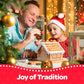 Gingerbread House kit [Set of 4] Mini Village Gingerbread Decorating House Kit Fun Holiday Activity for Kids, Ease Crafted Groov