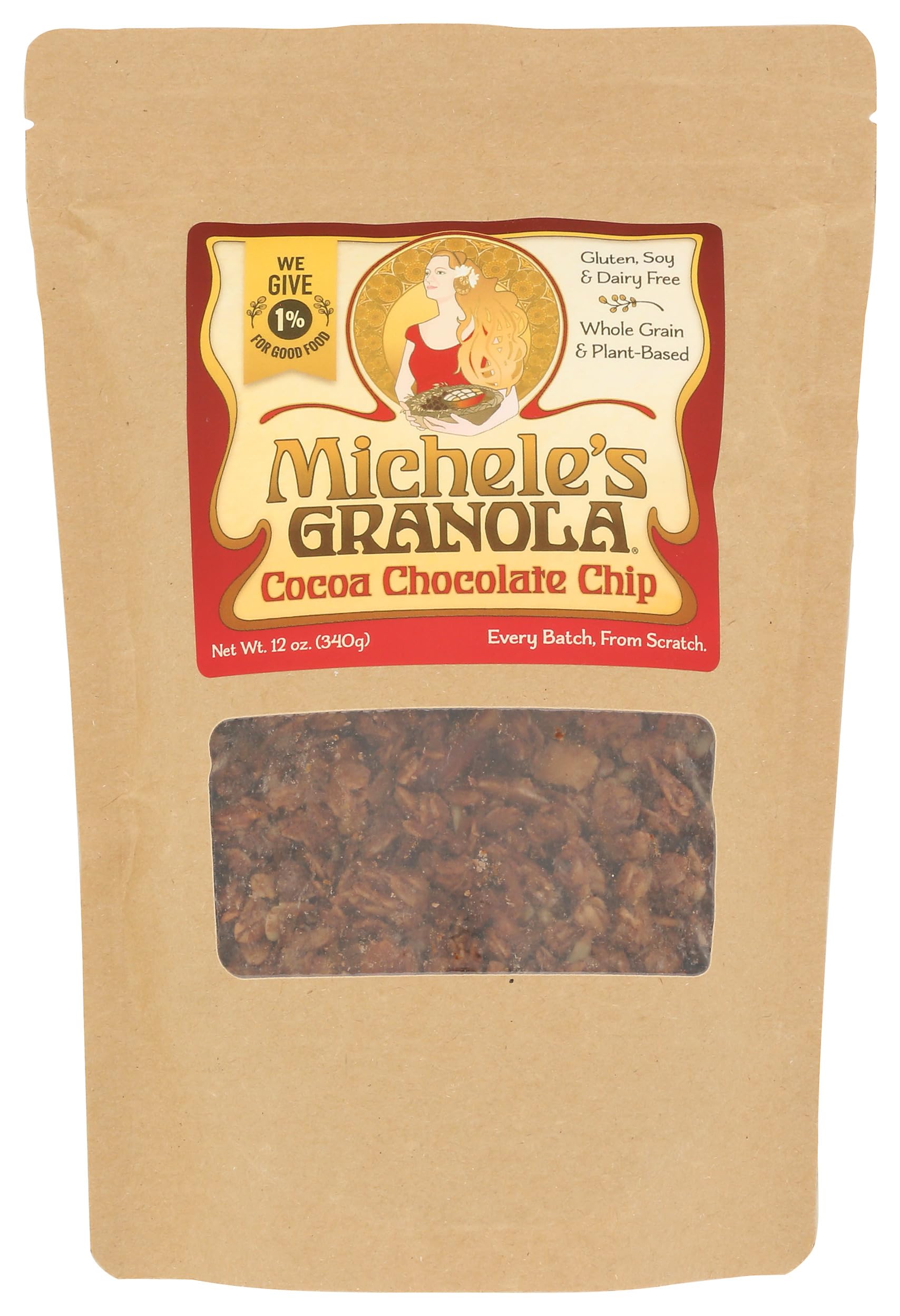 MICHELES GRANOLA Cocoa Chocolate Chip Granola, 12 OZ