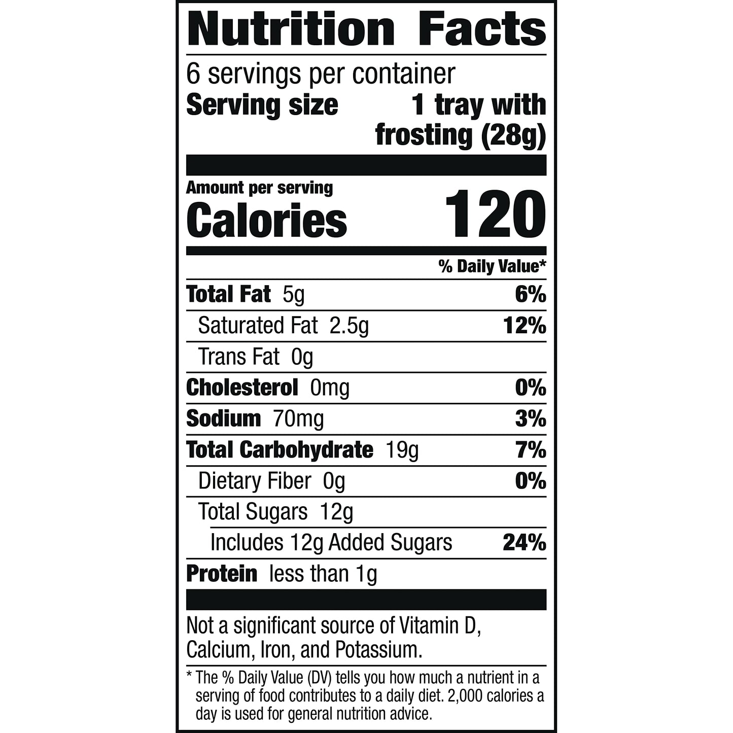 Dunkaroos Vanilla Cookies and Rainbow Chip Frosting, 1 oz, 6 ct (Pack of 6)