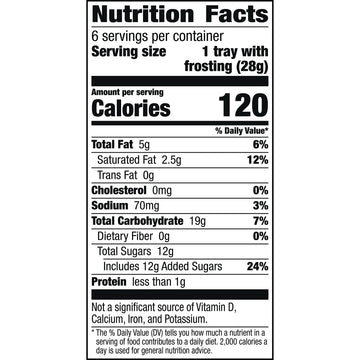 Dunkaroos Vanilla Cookies and Rainbow Chip Frosting, 1 oz, 6 ct (Pack of 6)