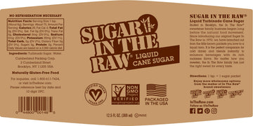 Sugar In The Raw Liquid Turbinado Cane Sugar, 12.5-Ounce Glass Bottle