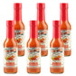 Marie Sharps Hot Habanero Pepper Sauce, 5 oz - Authentic Belizean Hot Sauce with Fresh Red Habanero Peppers (Pack of 6)