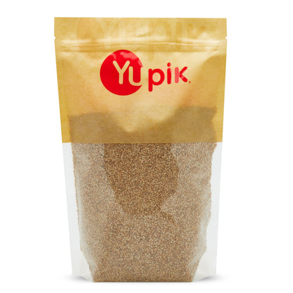 Yupik Natural Sesame Seeds, 2.2 lb (35.2 oz), Pack of 6, Gluten-Free, GMO-Free, Kosher, Vegan, Raw, Unroasted, Unsalted, Plant-B