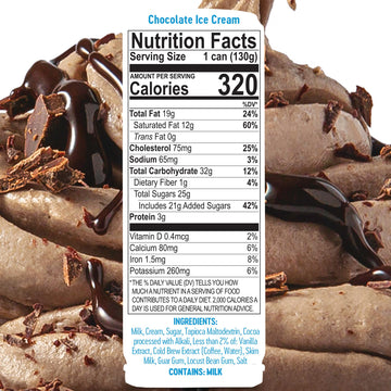 ColdSnap Chocolate Ice Cream Pods – Decadent Single-Serve Treat – Pack of 12 – No Freezer Required – White