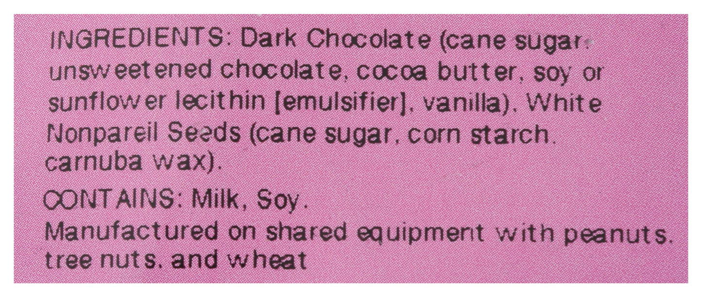 SUNRIDGE FARMS Dark Chocolate Nonpareils, 8 OZ