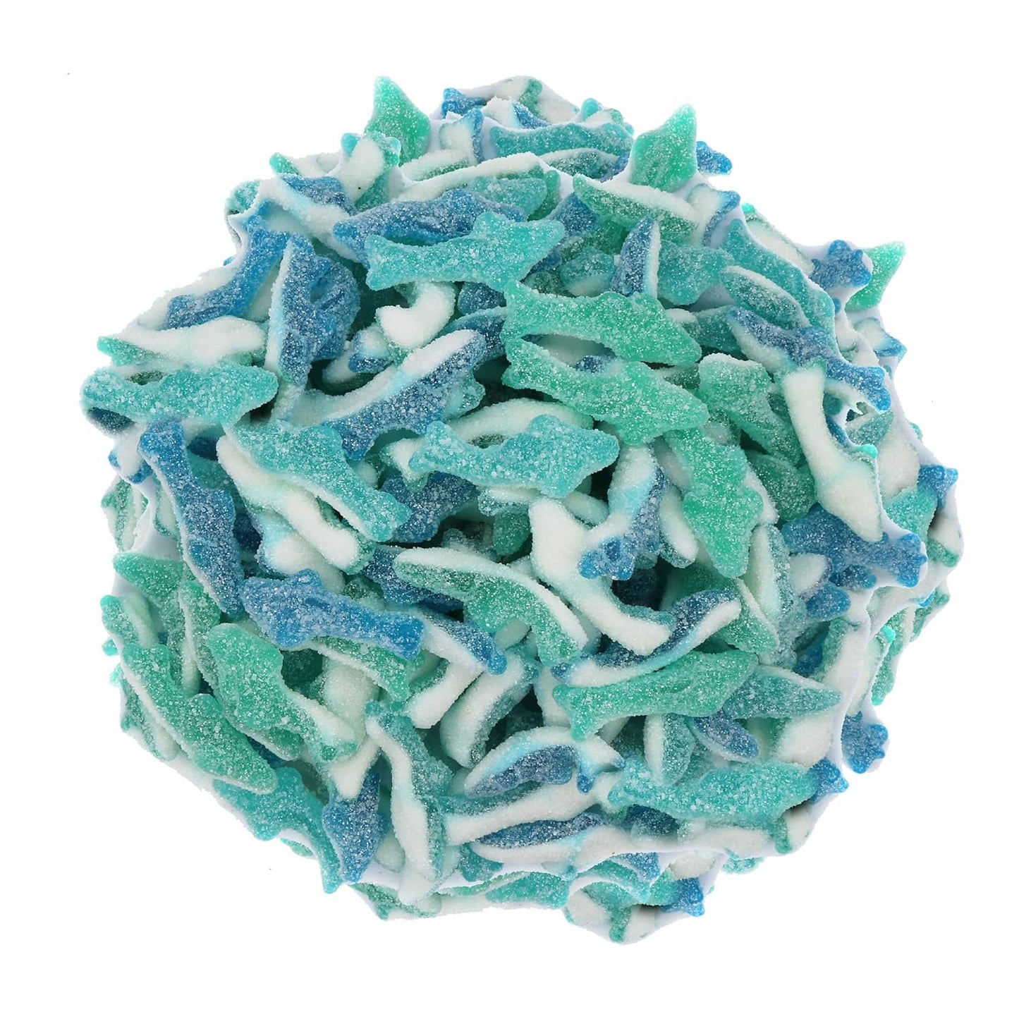 Smarty Stop Sour Blueberry Sharks Gummy Candy - 2 Pound Pack, Blue