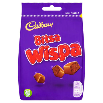 Original Cadbury Bitsa Wispa Chocolate Bag Candy Imported From The Uk England The Very Best Of British Candy Delicious Mini Bite
