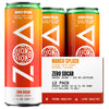 ZOA Zero Sugar Energy Drink, Mango Splash, Sugar Free, with Electrolytes, 12 Fl Oz (Pack of 12)