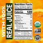 Evolution Fresh Organic Pure Pulp Free Orange Juice, 100% Cold-Pressed Orange Juice, Excellent Source of Antioxidant Vitamin C,