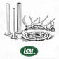 LEM Products Mahogany Smoked Collagen Casings, 17mm, Edible Sausage Casings, 2 Count, Model 817B