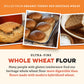Sunrise Flour Mill Heritage Organic Whole Wheat Flour - 5 Lbs | Milled From Red Hard Wheat Within 10 Days | Easier To Digest Wit