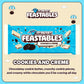 Feastables Cookies & Creme Chocolate Bar, King Size, 10 Count, Fairtrade Cocoa, 2.1 Oz Each