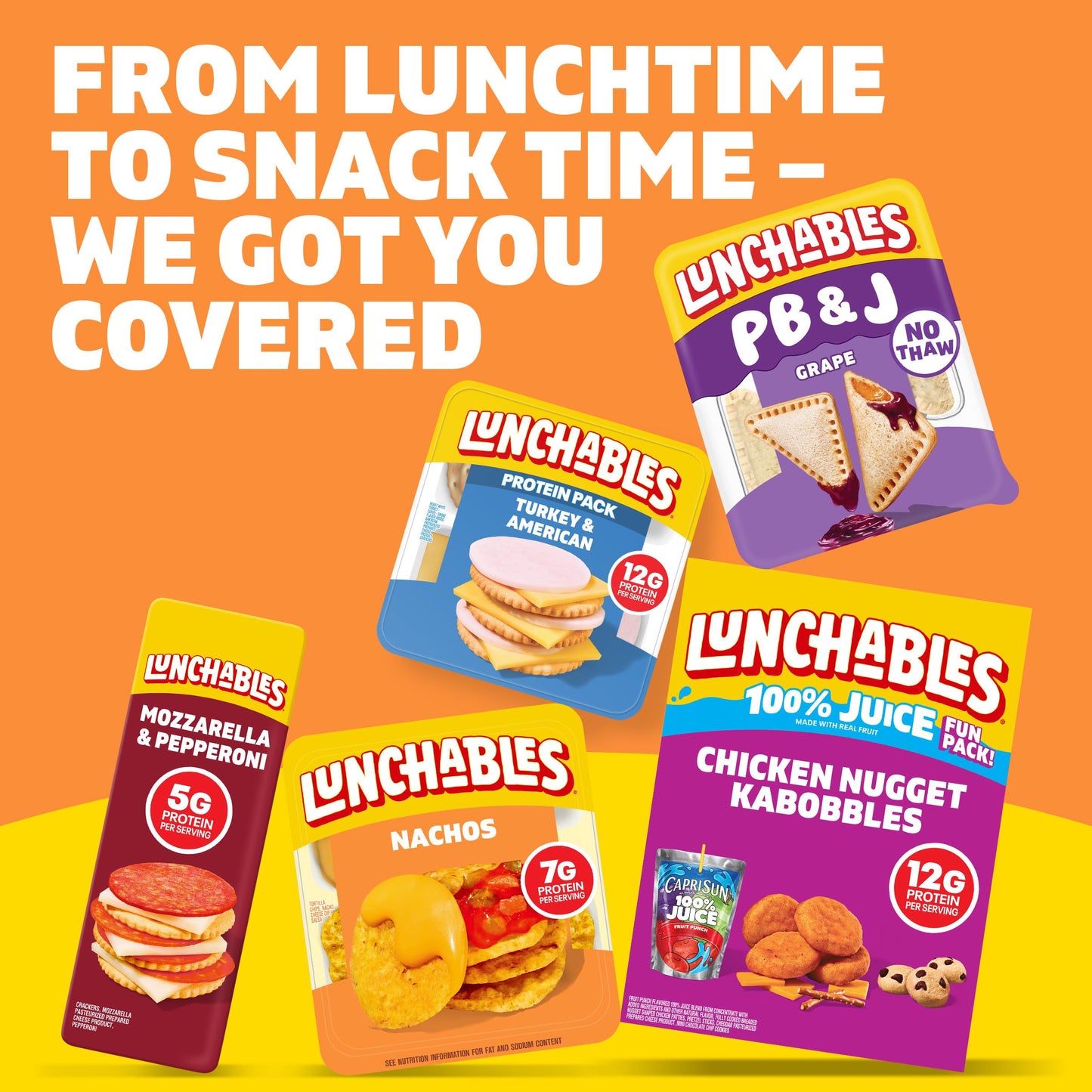 Lunchables Nachos with Cheese Dip and Salsa, 4.4 oz Pack