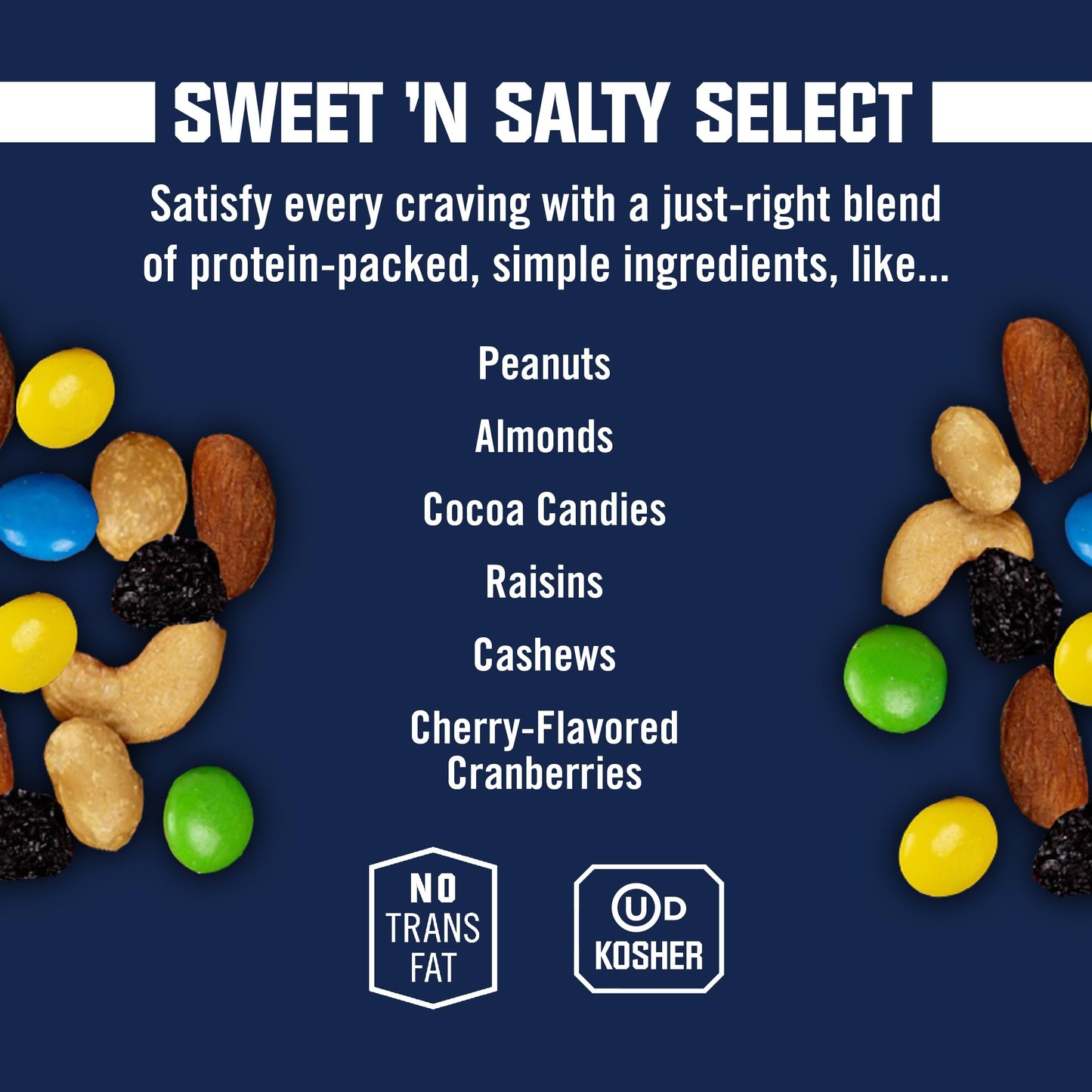 Kars Nuts Sweet N Salty Select Trail Mix - 5.5 Oz Snack Pack, Pack Of 12 - Snacks For Adults And Kids