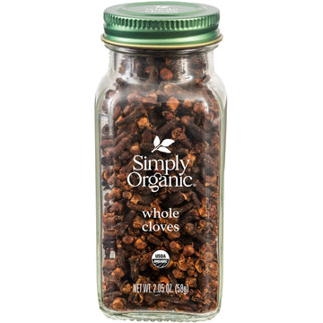 Simply Organic Whole Cloves, Certified Organic | 2.05 Oz | Syzygium Aromaticum (L.) Merr. & L.