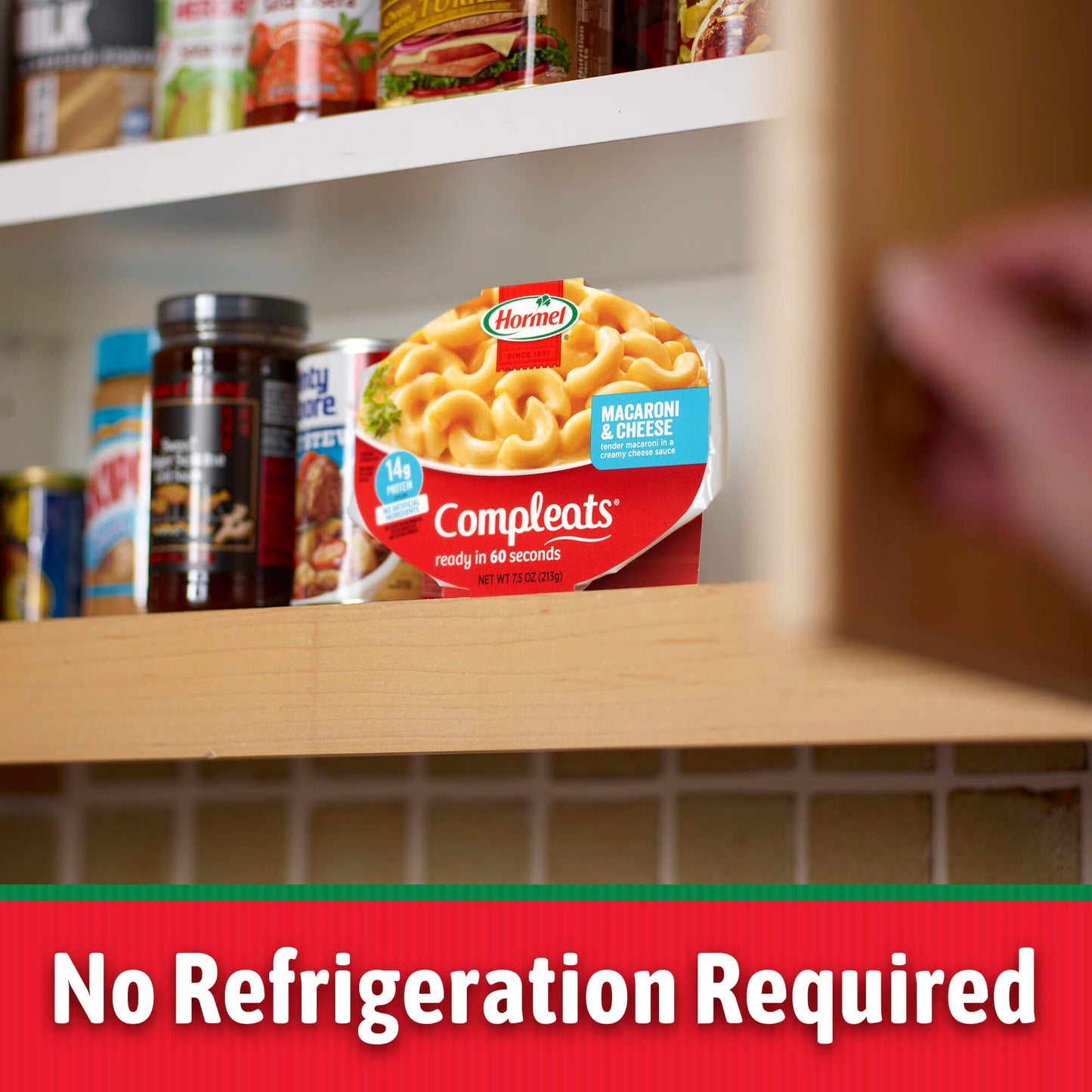 Hormel Compleats Macaroni & Cheese Microwave Tray, 7.5 Ounces (Pack Of 7)