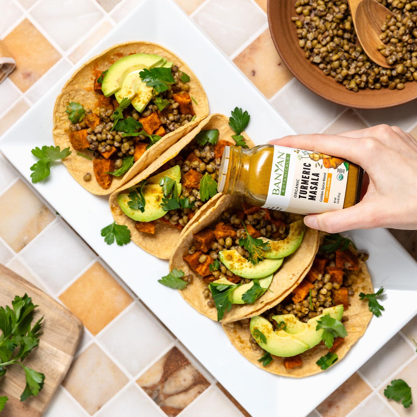 Banyan Botanicals Turmeric Masala Spice Mix - Organic Ayurvedic Spice Blend - Warming & Savory Cooking Spices With Organic Turme