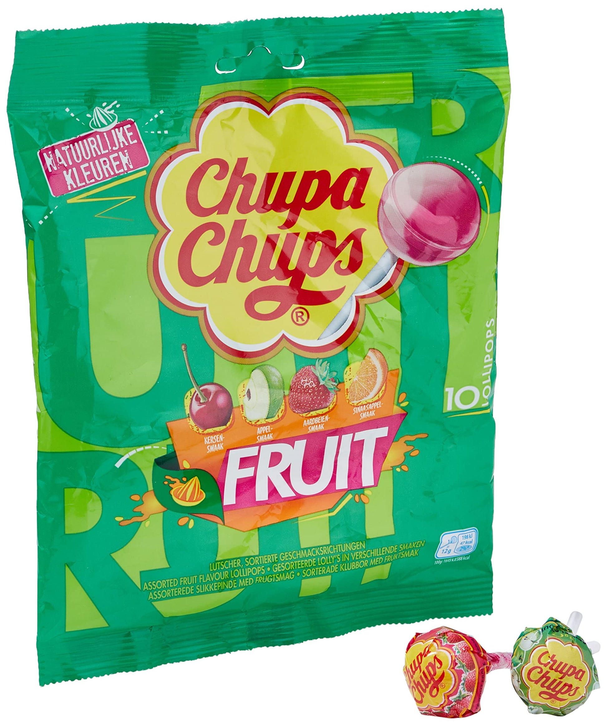 Chupa Chups Lollipops Fruit 120 G