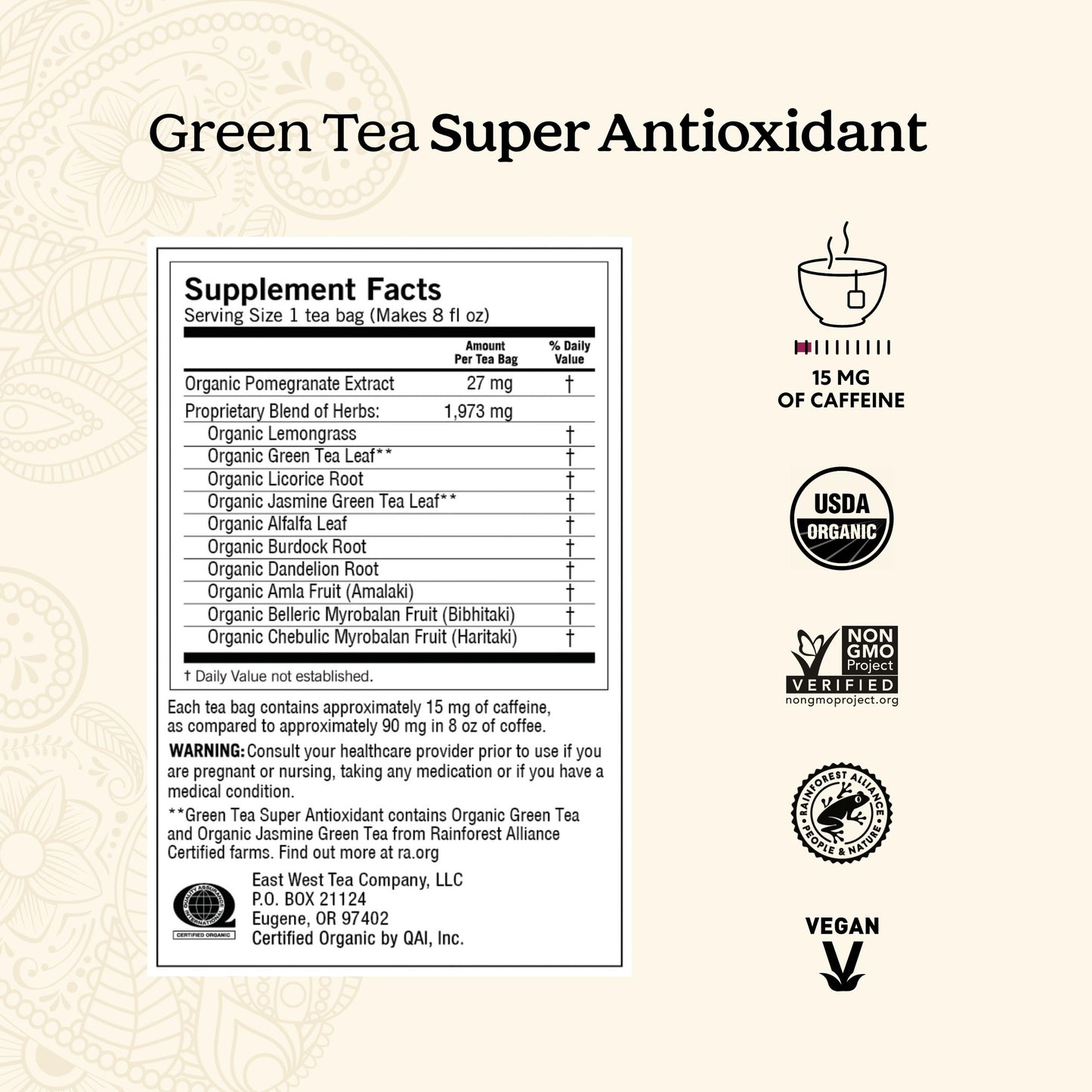Yogi Tea Variety Pack Sampler - 6 Pack of 96 Tea Bags - Green Tea, Ginger, DeTox, Blackberry Apple Cider, Honey Chai, Egyptian Licorice